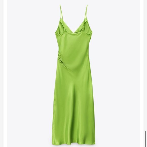 Blogger’s fave DRAPED LINGERIE-STYLE DRESS - Picture 5 of 15